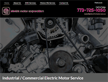 Tablet Screenshot of electricmotorcorp.us